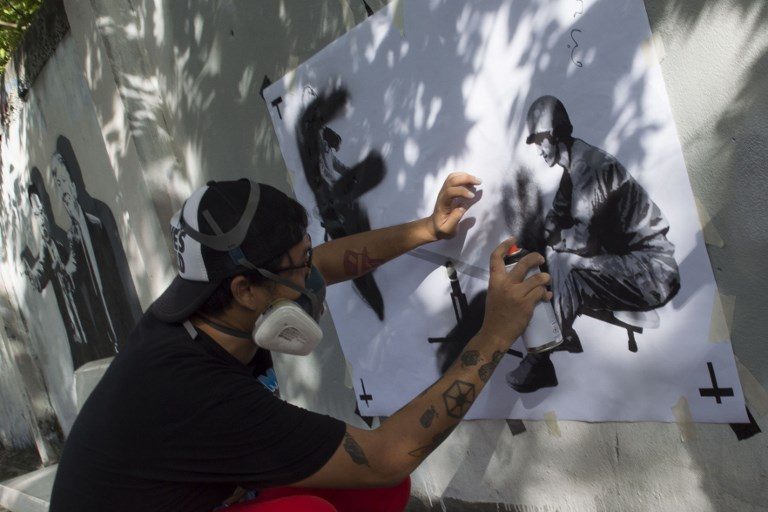 Meet Headache Stencil, the Thai version of mystery graffiti artist Banksy