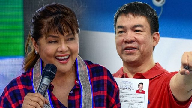 Anti-Martial Law Pimentel shares 2019 campaign stage with Imee Marcos