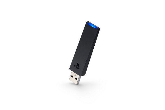 ADAPTOR. This little stick will let you use your DualShock 4 with a PC wirelessly. Image from Sony. 