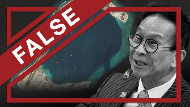 FALSE: Panelo’s claim that China’s environmental damage not in Hague ruling