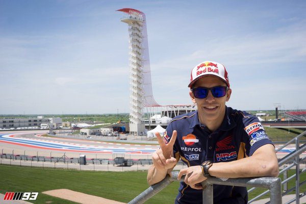 Marquez kembali terdepan pada uji coba MotoGP Austin