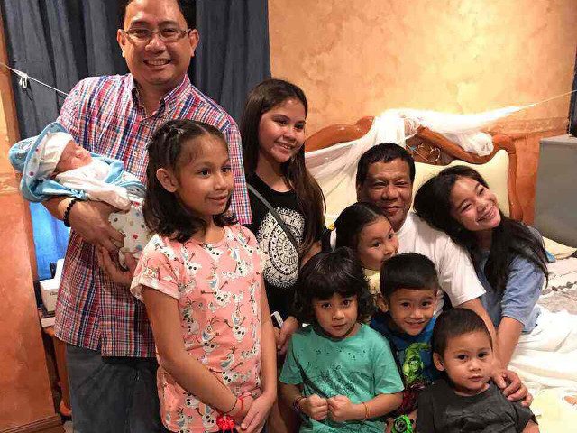 IN PHOTOS: Birthday boy Duterte spends time with grandkids