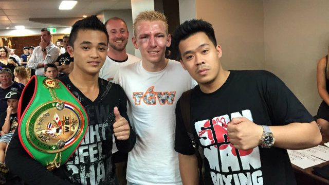 Australian Smith fights for life after losing to Filipino boxer