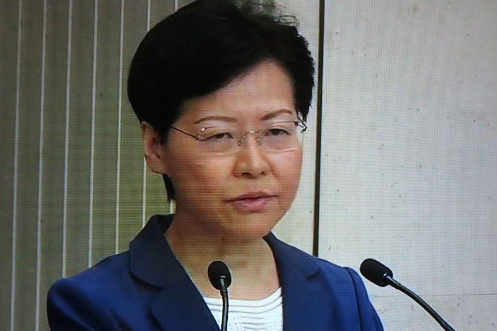 Hong Kong’s leader warns city faces ‘path of no return’