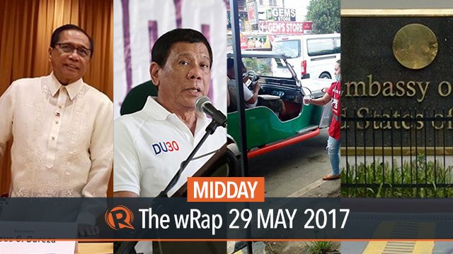 Peace talks, Duterte, US Embassy | Midday wRap