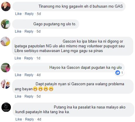 THREATS. In posts containing the false claim, a number of commenters threaten to kill Gascon. Some say he should be beheaded. 