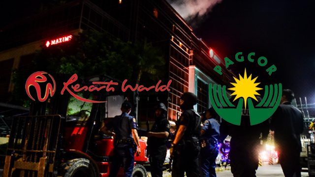 Pagcor suspends Resorts World gaming license