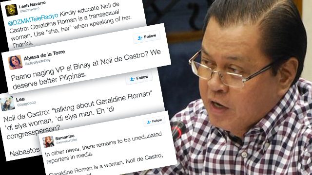 Netizens question Noli de Castro for ‘discriminatory’ remark