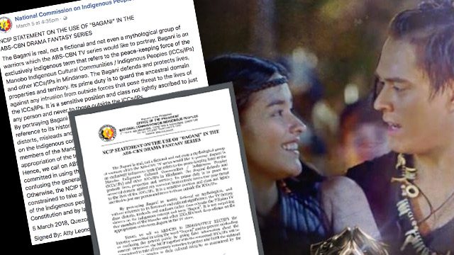 NCIP  to ABS-CBN: ‘Immediately rectify’ portrayal of Bagani in teleserye