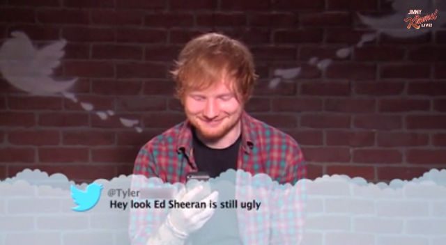 WATCH: Katy Perry, Ed Sheeran, more read mean tweets about themselves