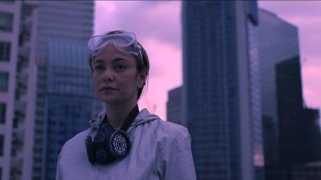 GUN FOR HIRE. Eula Valdez stars in the urban noir assassin thriller 'Neomanila.' Still from TBA Films   