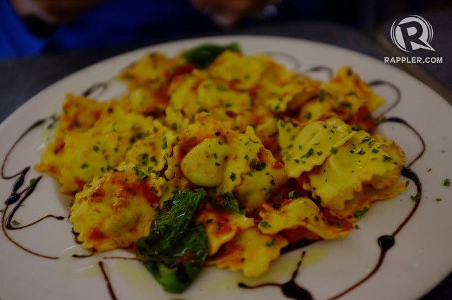PASTA PARADISE. Ravioli served at Caffe Firenze, a cafe-restaurant that has been around since 1922 