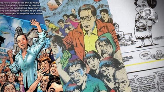 Comic book ‘heroes’ during the 2016 #PHVote campaign
