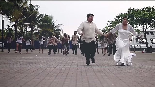 WATCH: Zombies chase couple in fun wedding video