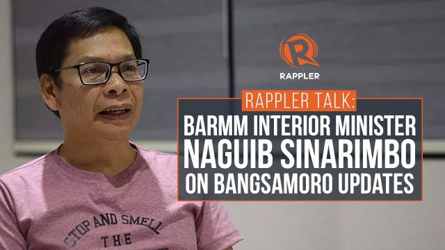 Rappler Talk: BARMM Interior Minister Naguib Sinarimbo on Bangsamoro updates
