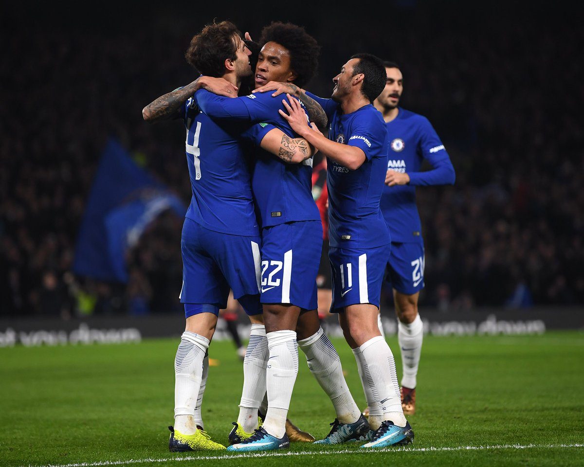 Piala Liga: Bekuk Bournemouth 2-1, Chelsea melaju ke semifinal