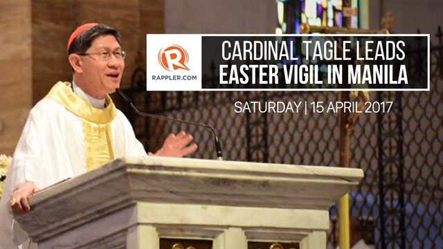 WATCH: Cardinal Tagle leads Easter Vigil in Manila