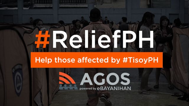 #ReliefPH: Help victims of Typhoon Tisoy