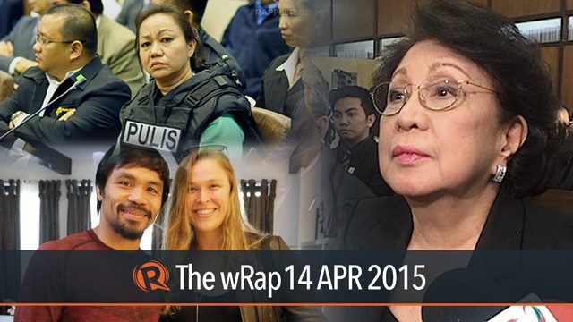 SC orals, Napoles sentence, Rousey visits Pacquiao | The wRap