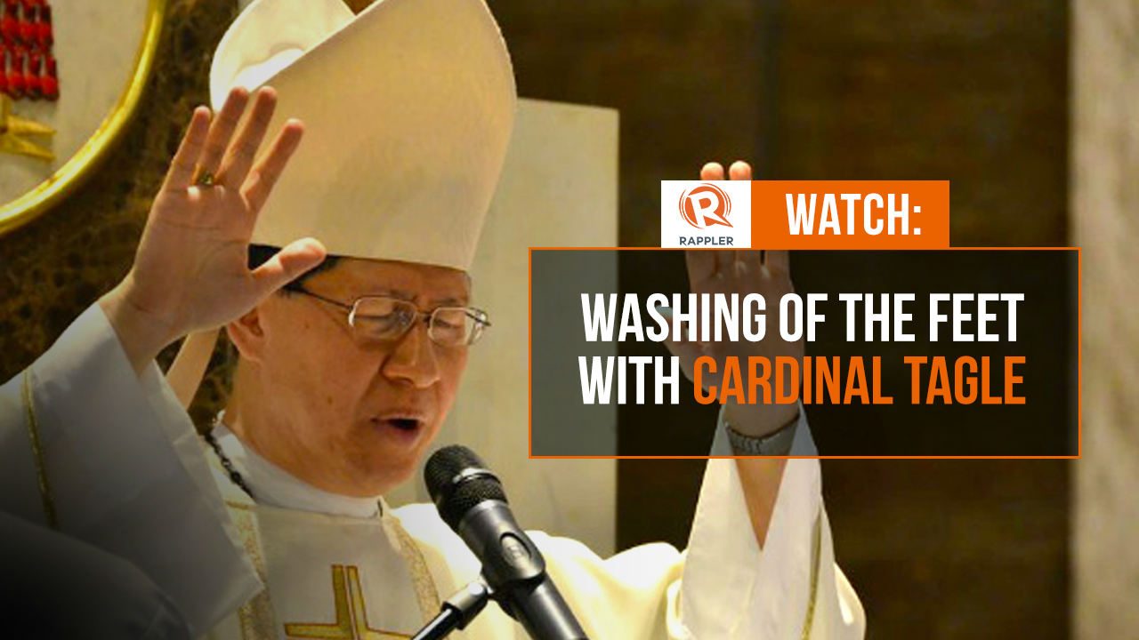WATCH: Washing of the Feet with Cardinal Tagle