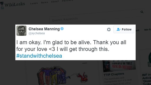 Wikileaks source Manning ‘okay’ after suicide attempt