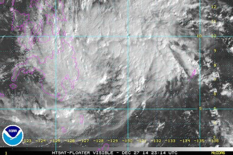 LPA near Mindanao is now Tropical Depression Seniang