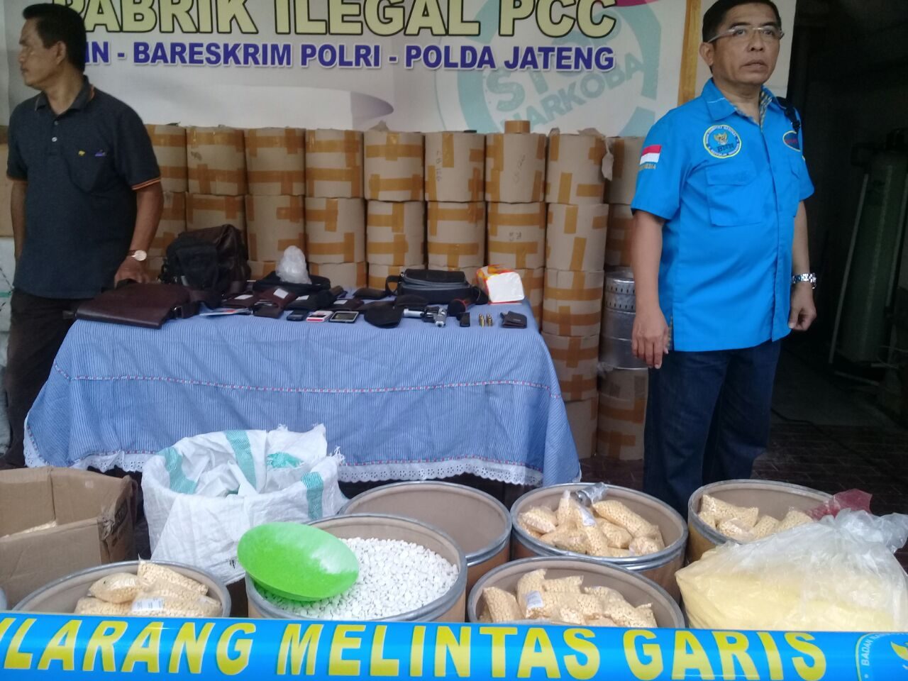 Gerebek rumah mewah di Semarang, polisi temukan 13 juta butir pil PCC