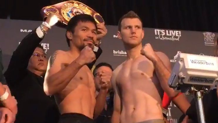No weight issues for Pacquiao, Horn in Brisbane