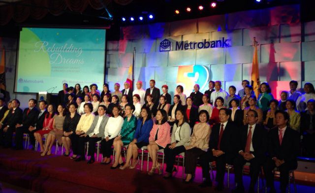 ANNIVERSARY. Metrobank Foundation allocated P20 million worth to different development organizations. Photo by Metrobank Foundation 
