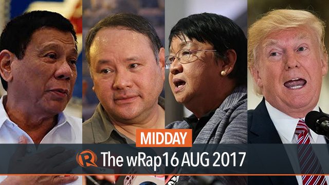 Taguiwalo, Duterte and Teodoro, Trump | Midday wRap
