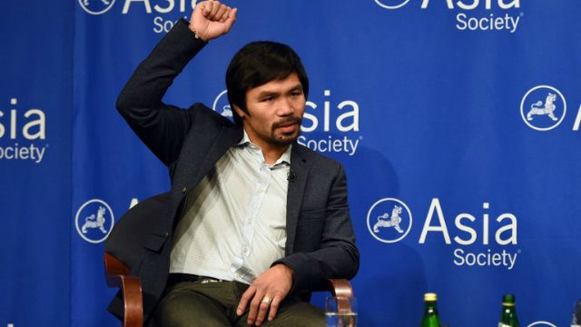 Pacquiao says shoulder almost healed, will return to training