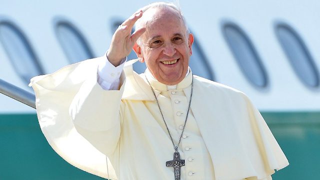 SMILING POPE. Pope Francis has drawn praise for trying to draw the Church closer to the youth. File photo