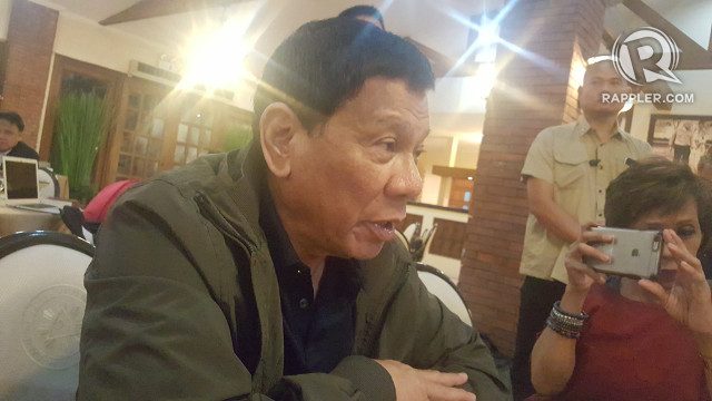 Duterte: Why should I defend West PH Sea sandbar?