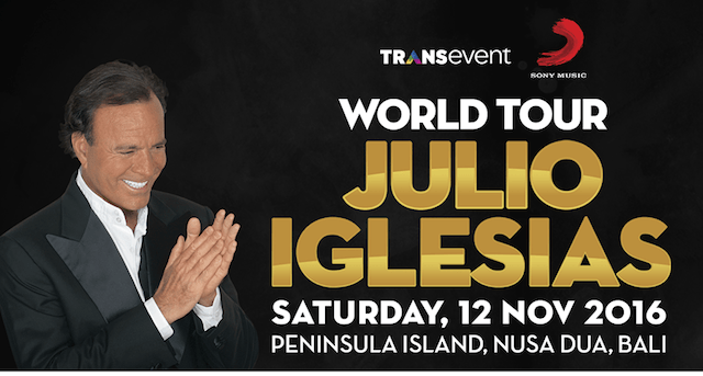 Konser Julio Iglesias di Bali dibatalkan