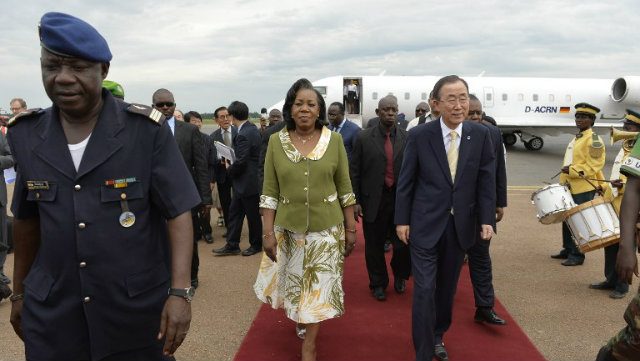 Ban Ki-moon in C. Africa to signal resolve on UN force