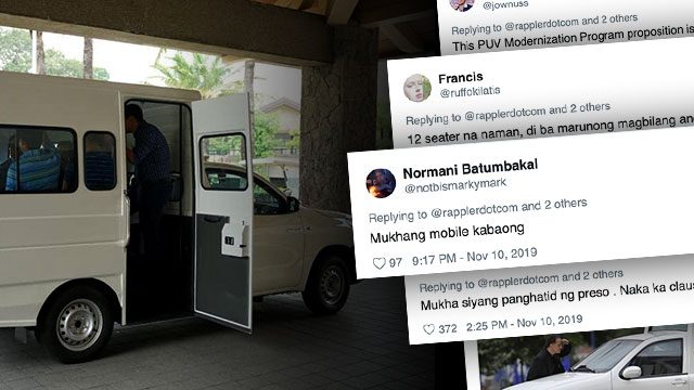 ‘Mukhang mobile kabaong’: Netizens bash modernized PUV prototype