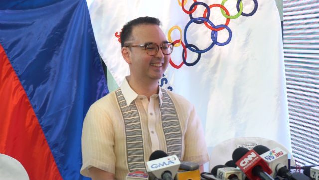 UNSCATHED. Based on his latest trust and approval ratings, Speaker Alan Peter Cayetano seems unaffected by all the controversies that hounded the Philippines' hosting of the 2019 SEA Games. Screenshot by Rappler
