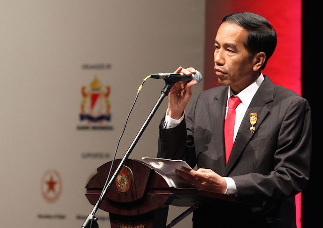 Jokowi kembali tegaskan akan mendukung kemerdekaan Palestina. Foto oleh Gatta Dewabrata/Rappler 