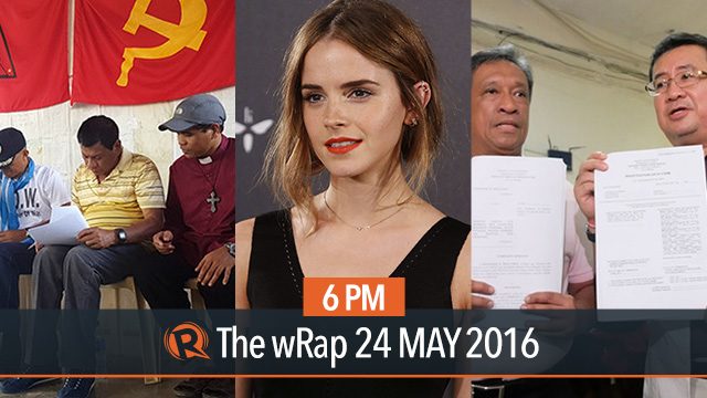 Marcos’ complaint, political prisoners, Emma Watson | 6PM wRap