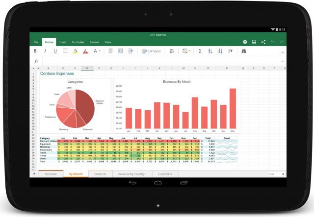 Microsoft launches Office for Android tablets