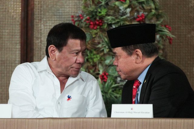 Duterte signs EO creating new Bangsamoro Transition Commission