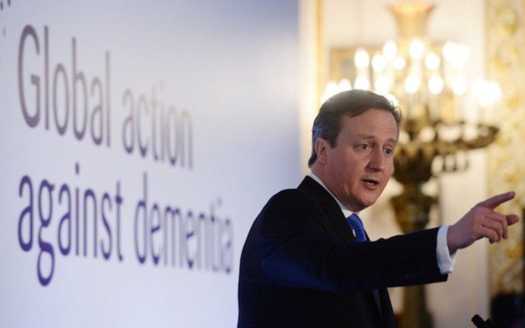 UK’s Cameron launches world’s biggest dementia study