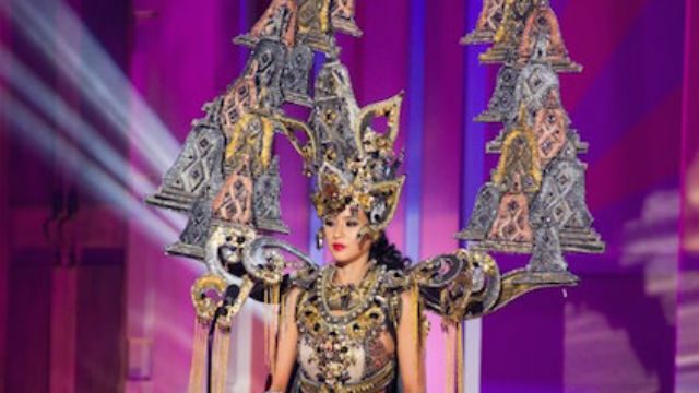 This picture provided by the Miss Universe Organization shows Elvira Devinamira, Miss Indonesia 2014, as she debuts her National Costume during the Miss Universe National Costume Show at the FIU Arena on January 21, 2015 in Doral-Miami, Florida. Photo from AFP