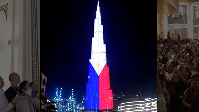WATCH: Burj Khalifa lit in Philippine colors for Independence Day