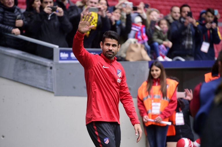 Diego Costa scores just 5 minutes into return for Atletico Madrid