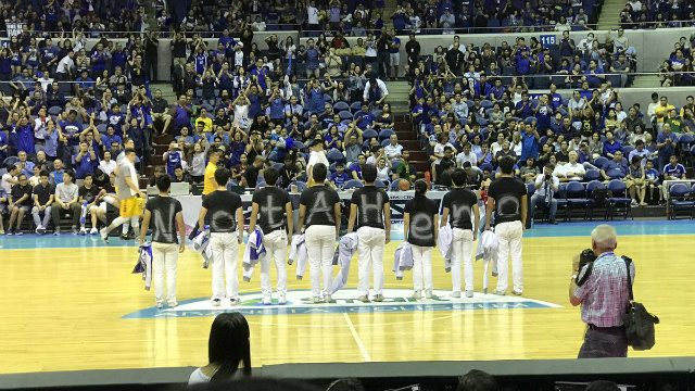 Ateneo stages anti-Marcos protest during UAAP Final Four halftime
