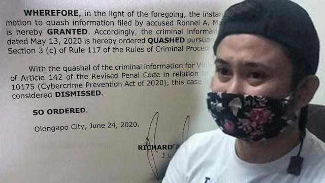 Olongapo court clears teacher over post on reward to kill Duterte