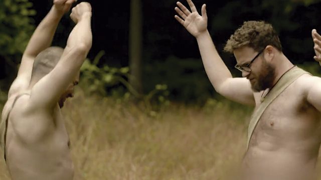 James Franco and Seth Rogen get ‘Naked and Afraid’ for TV appearance
