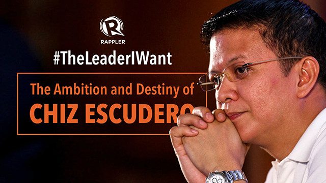 #TheLeaderIWant: The Ambition and Destiny of Chiz Escudero
