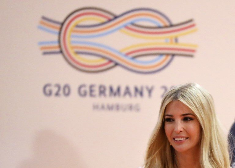 Ivanka sits in for Trump at G20 meeting